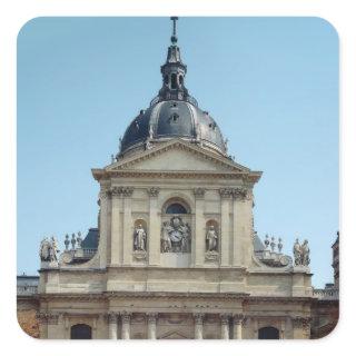 View of the facade, built 1635-42 square sticker