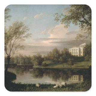 View of the Pavlovsk Palace, c.1800 Square Sticker