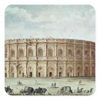 View of the Roman Amphitheatre Square Sticker