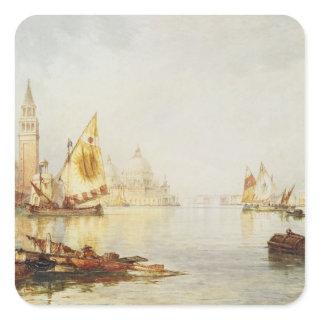 View of Venice Square Sticker
