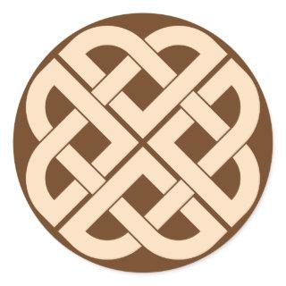 viking knot classic round sticker