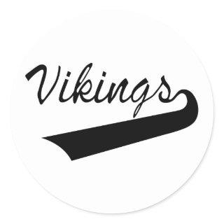 Vikings Classic Round Sticker