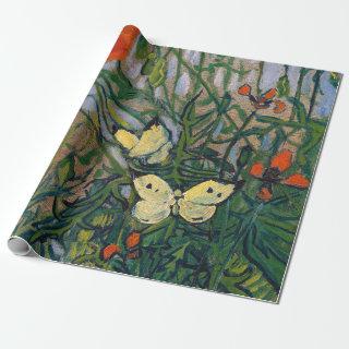 Vincent van Gogh - Butterflies and Poppies