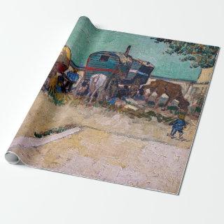 Vincent Van Gogh - Caravans, Gypsy Camp near Arles