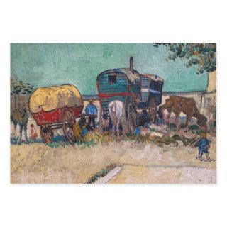 Vincent Van Gogh - Caravans, Gypsy Camp near Arles  Sheets