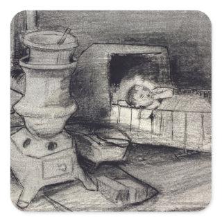 Vincent van Gogh | Cradle Square Sticker