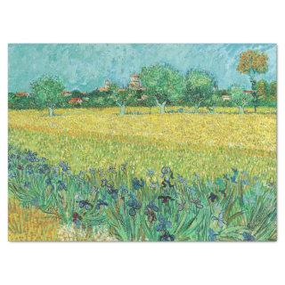 Vincent van Gogh - Field with Irises near Arles Tissue Paper