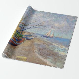 Vincent van Gogh - Fishing Boats on the Beach