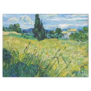 Vincent van Gogh - Green Wheat Field with Cypress Tissue Paper