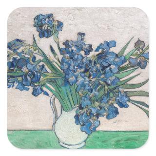 Vincent van Gogh - Irises Square Sticker