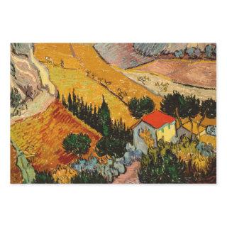 Vincent van Gogh - Landscape, House and Ploughman  Sheets