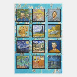 Vincent Van Gogh - Masterpieces Grid  Sheets