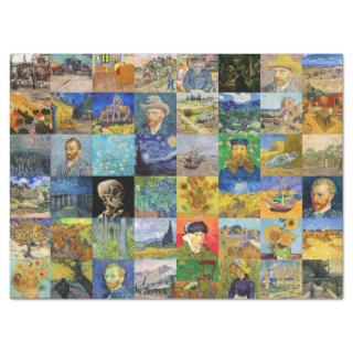 Vincent van Gogh - Masterpieces Mosaic Patchwork Tissue Paper