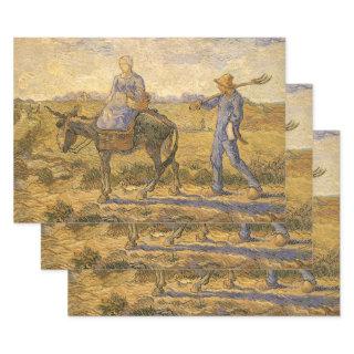 Vincent van Gogh - Peasant Couple Going to Work  Sheets