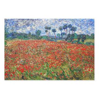 Vincent van Gogh - Poppy Field  Sheets