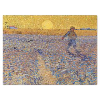 Vincent van Gogh - Sower with Setting Sun Tissue Paper