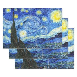 Vincent Van Gogh Starry Night Blue Yellow  Sheets