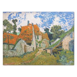 Vincent van Gogh - Street in Auvers-sur-Oise Tissue Paper