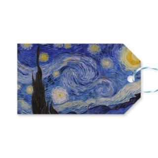 Vincent Van Gogh - The Starry night Gift Tags