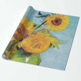 Vincent Van Gogh - Three Sunflowers in a Vase