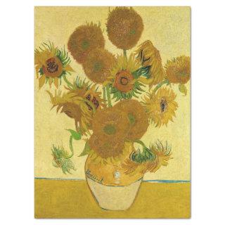 Vincent van Gogh - Vase with Fifteen Sunflowers Tissue Paper