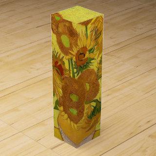 Vincent van Gogh - Vase with Fifteen Sunflowers Wine Box