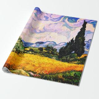 Vincent Van Gogh Wheat Field with Cypresses