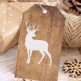 Vintaga Beauty Wood & Deer  Gift Tags
