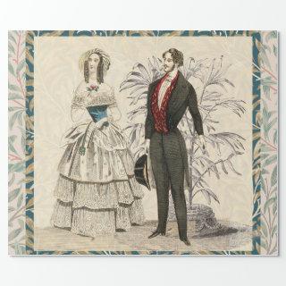 Vintage 1844 Victorian Wedding marriage Artwork