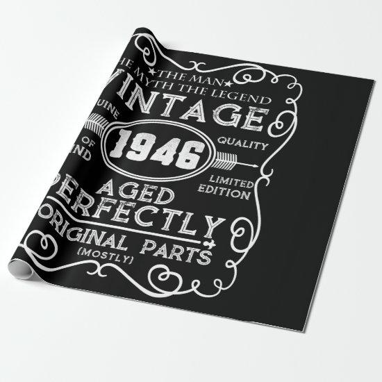 Vintage 1946 Man Myth Legend 75th Birthday