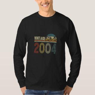 Vintage 2004 Gift 19th Birthday 19 Years Old for B T-Shirt