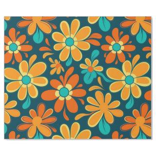 Vintage 70s Retro Hippie Style Flower Power Boho