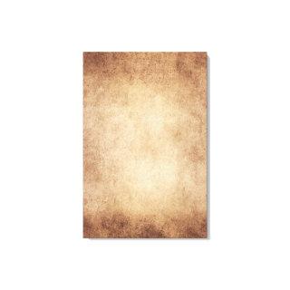 Vintage Aged Parchment Paper Template Blank Canvas Print