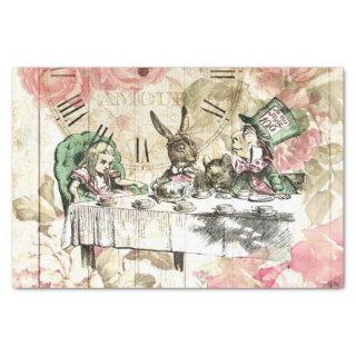 Vintage Alice in Wonderland Decoupage Tissue Paper