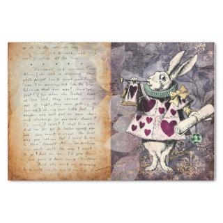 Vintage Alice in Wonderland Decoupage  Tissue Paper