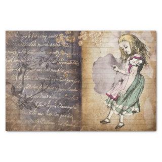 Vintage Alice in Wonderland Decoupage Tissue Paper