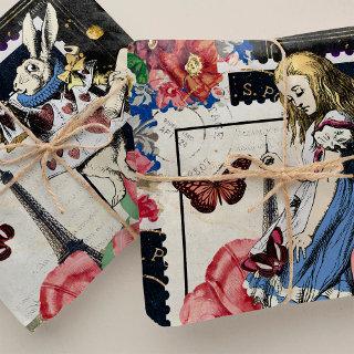 Vintage Alice in Wonderland Decoupage  Sheets