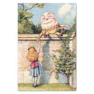 Vintage Alice in Wonderland HumptyDumpty Decoupage Tissue Paper