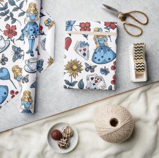 Vintage Alice in Wonderland Playing Card Decoupage