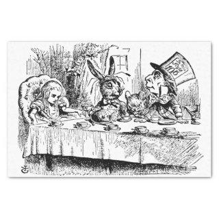 Vintage Alice in Wonderland, Tea Party Scene Tissue Paper