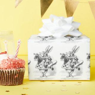 Vintage Alice in Wonderland White Rabbit