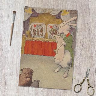 Vintage Alice's Adventures in Wonderland Rabbit Tissue Paper