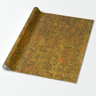 Vintage Allover Embossed Floral Pattern