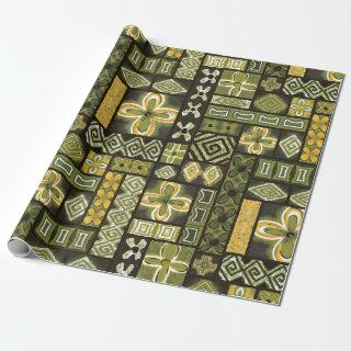 Vintage Aloha Gift Wrap | Pua Green