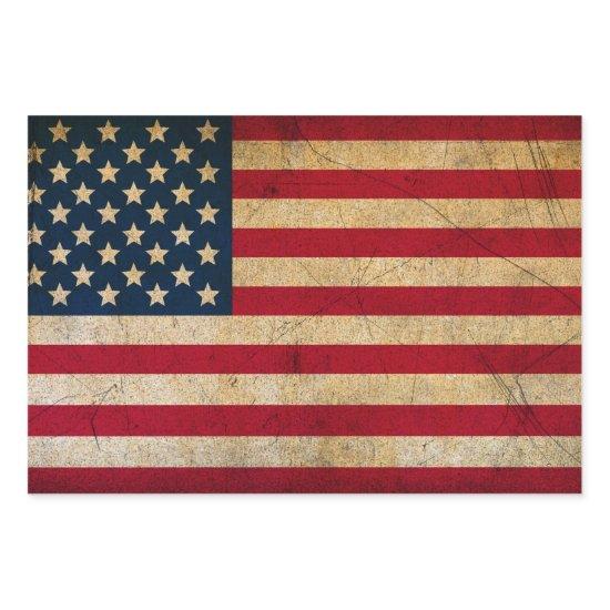 Vintage American Flag  Sheets