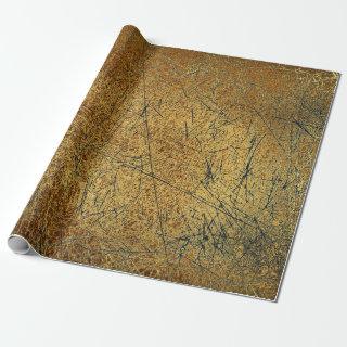 Vintage Antique Texture Yellow Gold Scratches