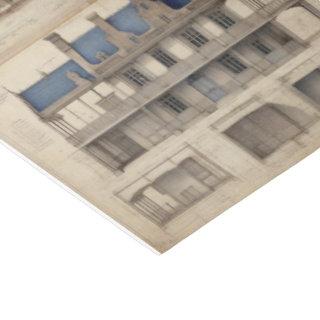 Vintage Architectural Scrapbook Decoupage Tissue Paper