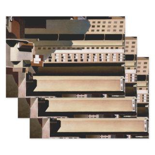 Vintage Architecture, Skyscrapers by Sheeler, 1922  Sheets