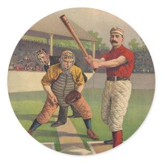 Vintage Baseball Poster Sticker