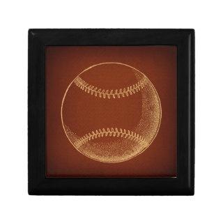 Vintage Baseball Sports Art Gift Box